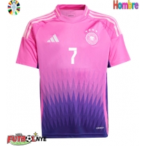 Camiseta Alemania Kai Havertz #7 Visitante Equipación Eurocopa 2024 manga corta